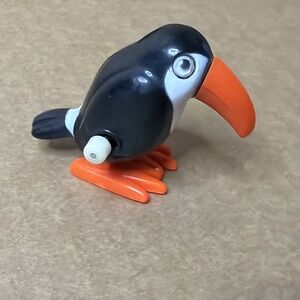 Vintage 1977 Toucan Bird Wind Up Toy By Tomy
